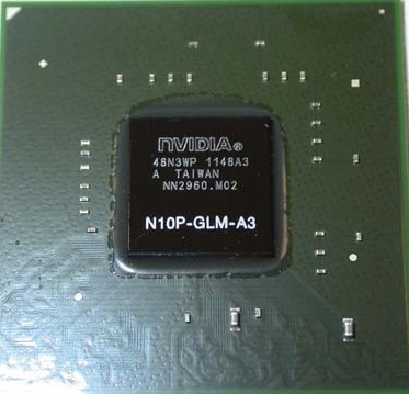 nVidia N10P-GLM-A3 (Quadro FX 880M) Wymiana na nowy, naprawa, lutowanie BGA